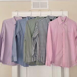 J Crew Pastel Colored Men’s Button Down Shirt Collection, size L